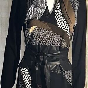 NEW dress from Venus with faux leather belted